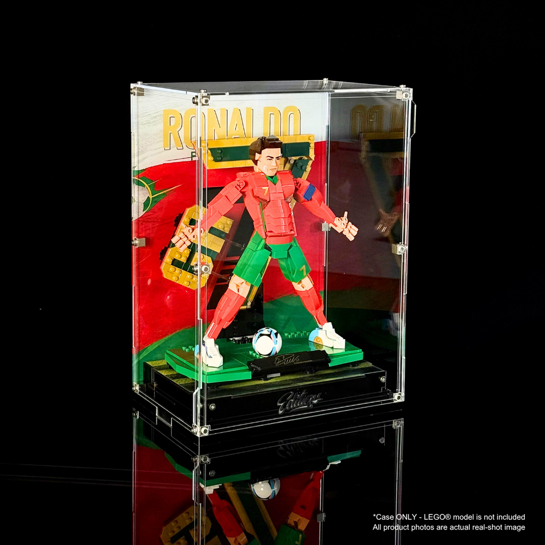 Acrylic Display Case for Editions Cristiano Ronaldo – Football Legend 43016
