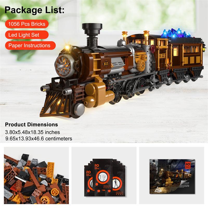 Steampunk Ore Train 1056pcs - Happy Brick Land