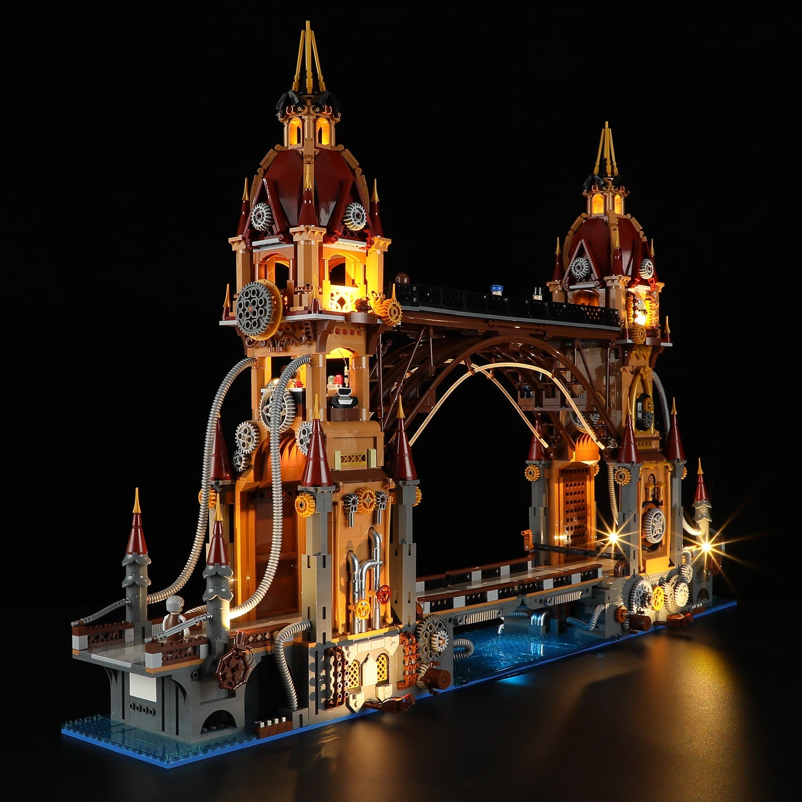 Steampunk City Bridge - Happy Brick Land