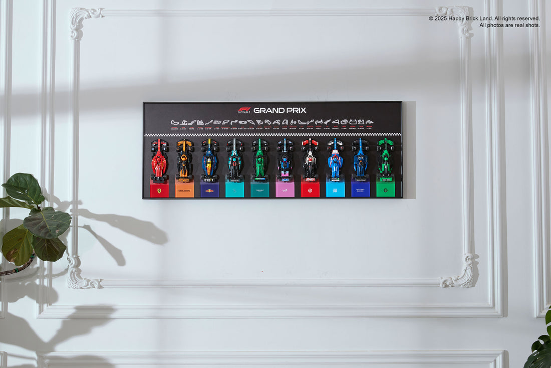 Wall Display for Speed Champion F1 Series(For 77242–77251 | Black Matted)