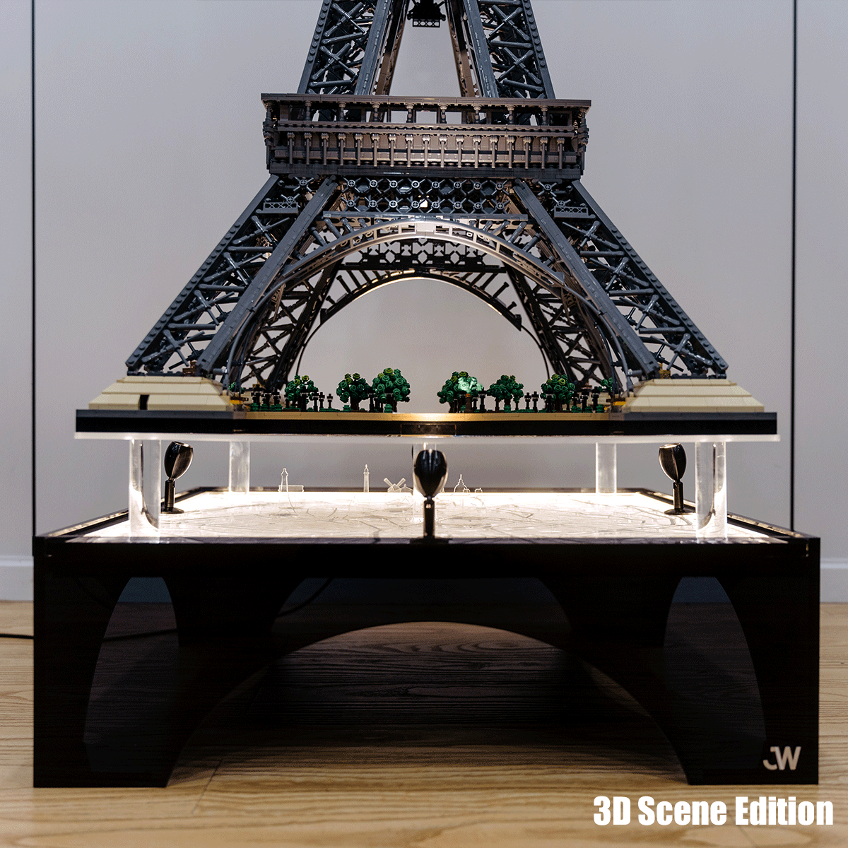 LED Display Base for Eiffel Tower 10307 | Happy Brick Land