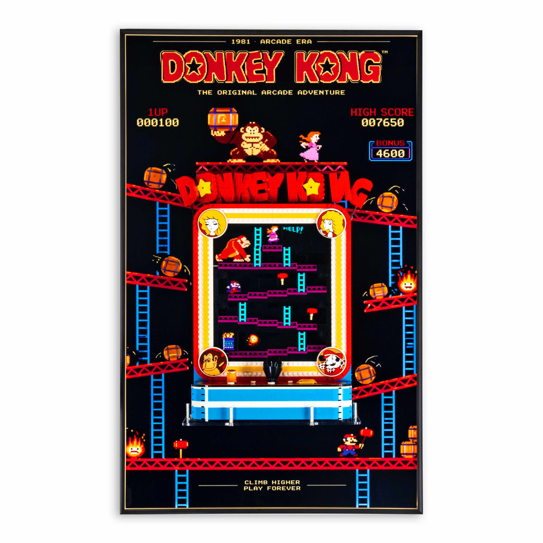 Wall Mount Frame for Donkey Kong™ Arcade 72051