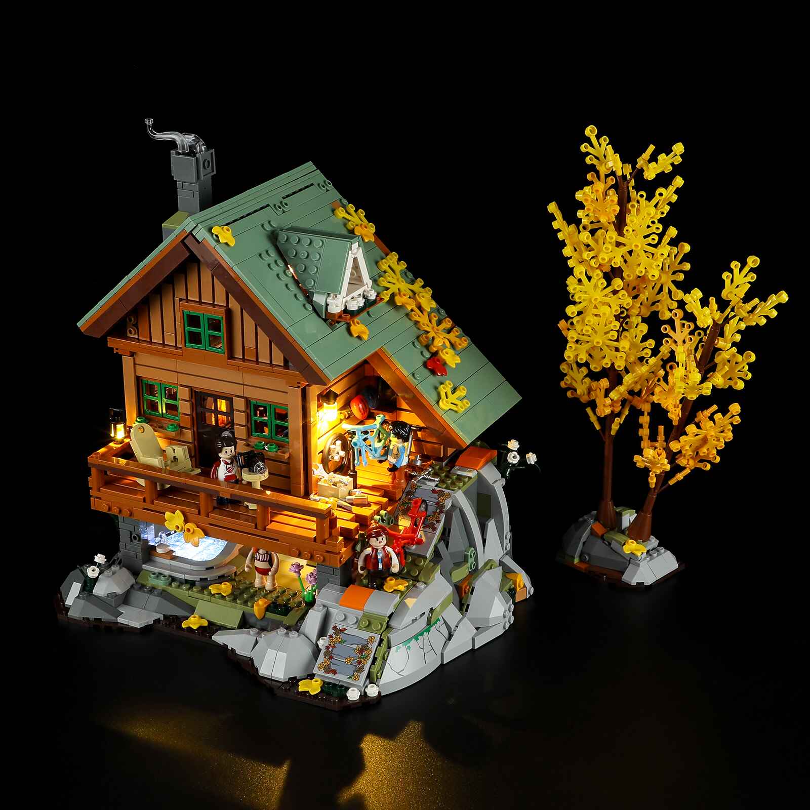 Mountain Cabin 2255PCS - Happy Brick Land 