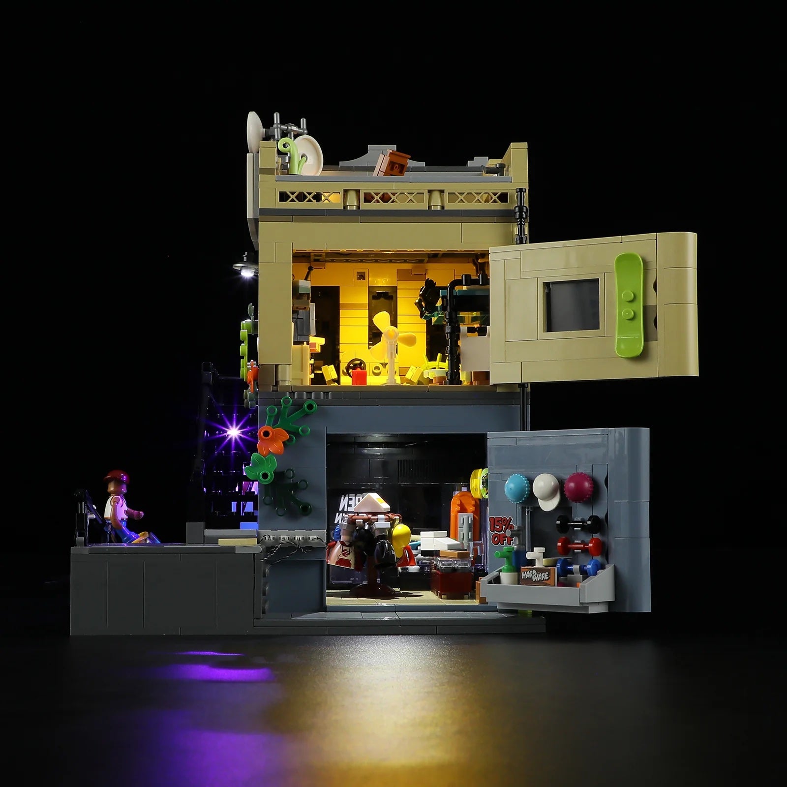 Skate Shop 1573PCS - Happy Brick Land 