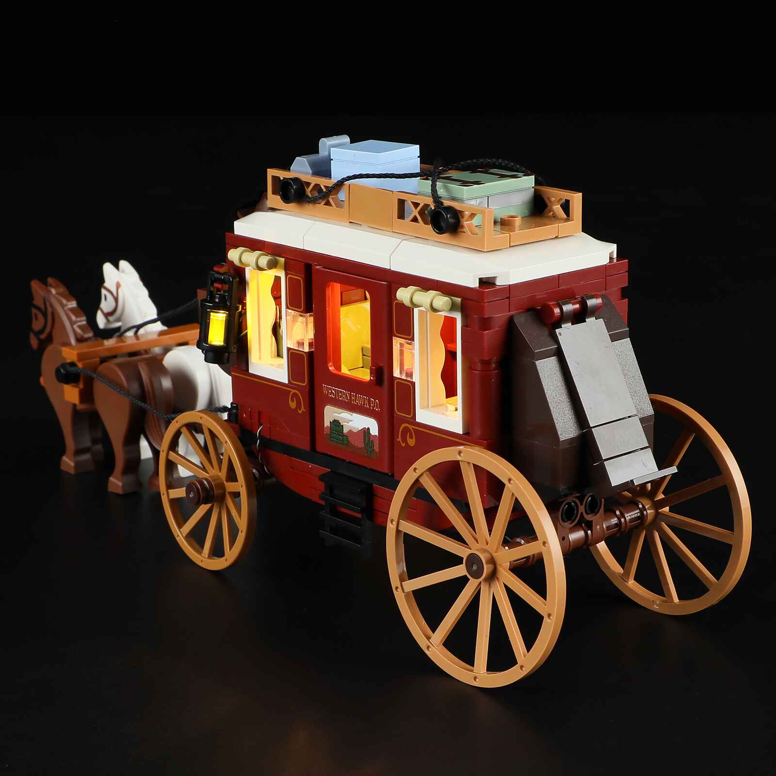 Western Stagecoach 293PCS - Happy Brick Land