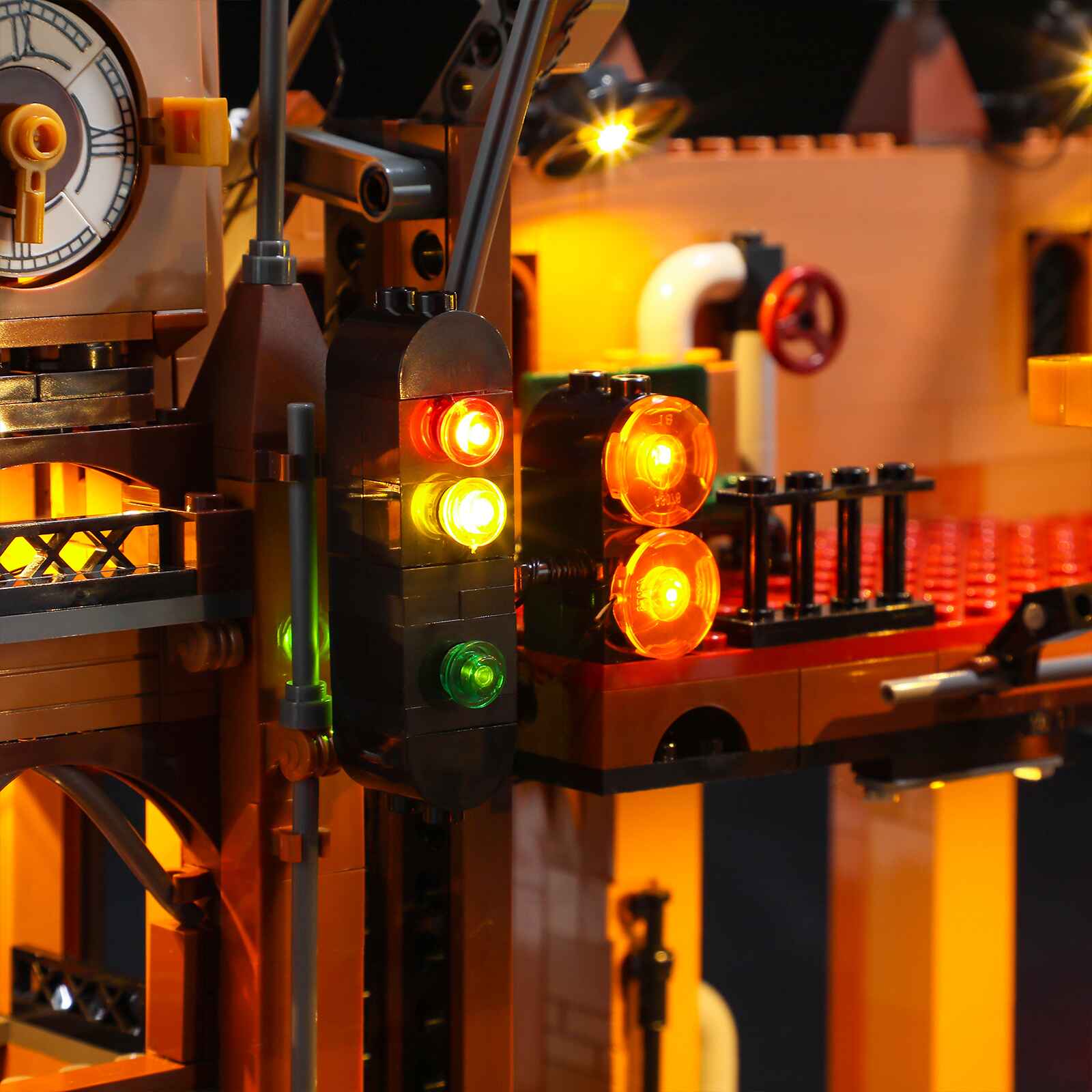 Steampunk Train Station 1843pcs - Happy Brick Land
