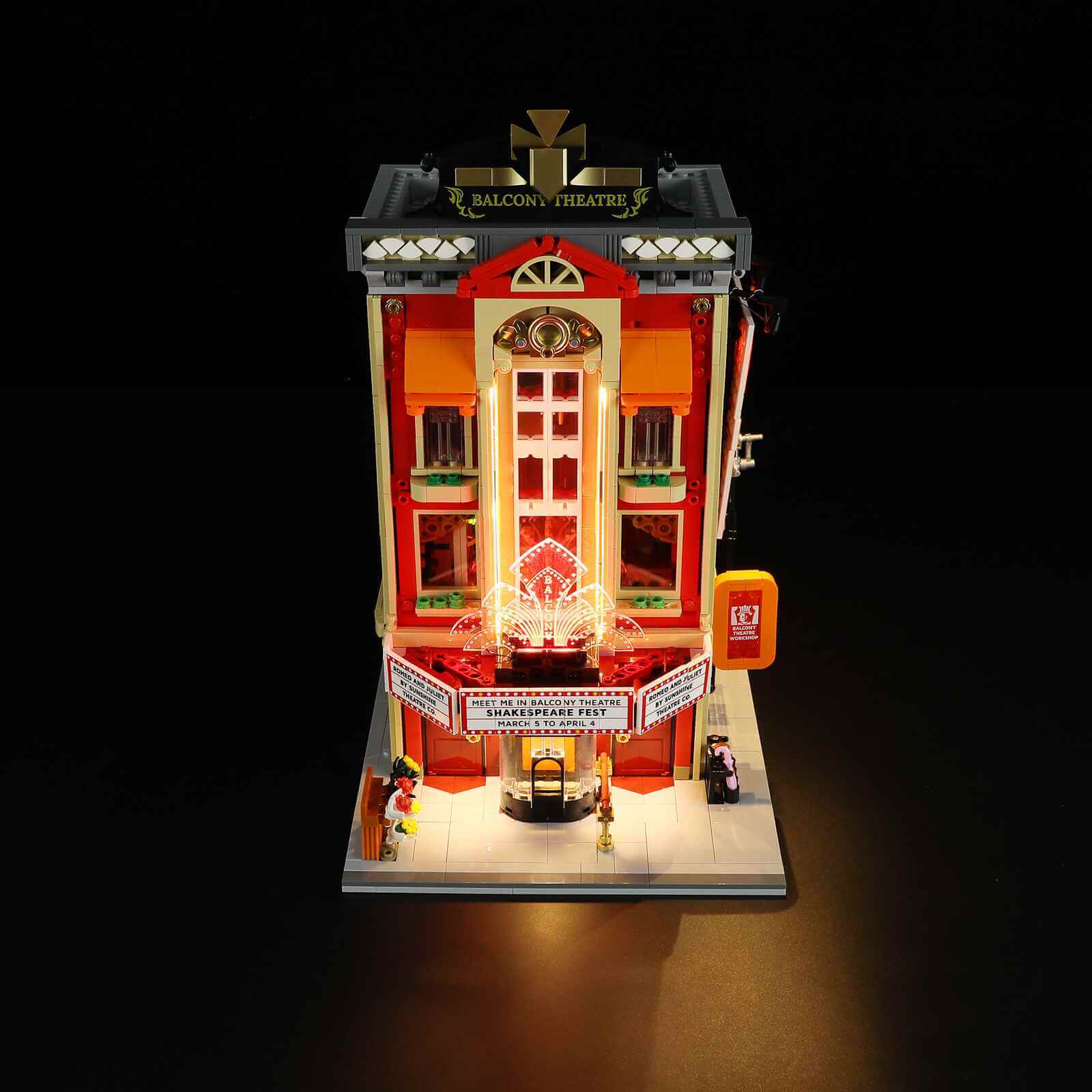 Balcony Theatre 2445PCS - Happy Brick Land