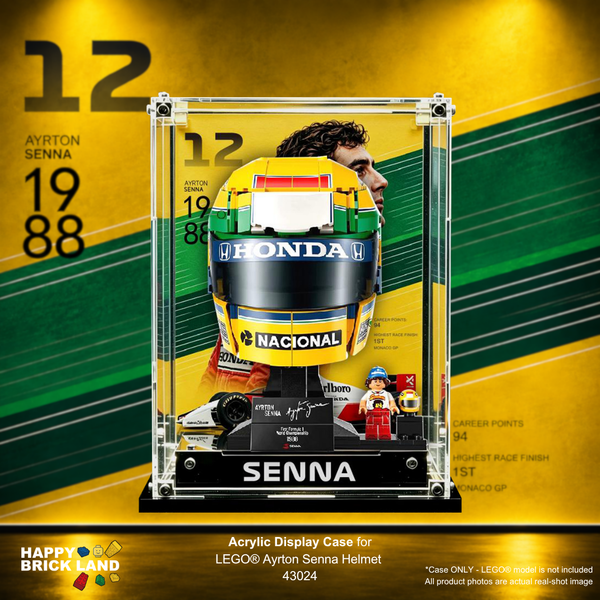 Acrylic Display Case for Editions Ayrton Senna Helmet 43024