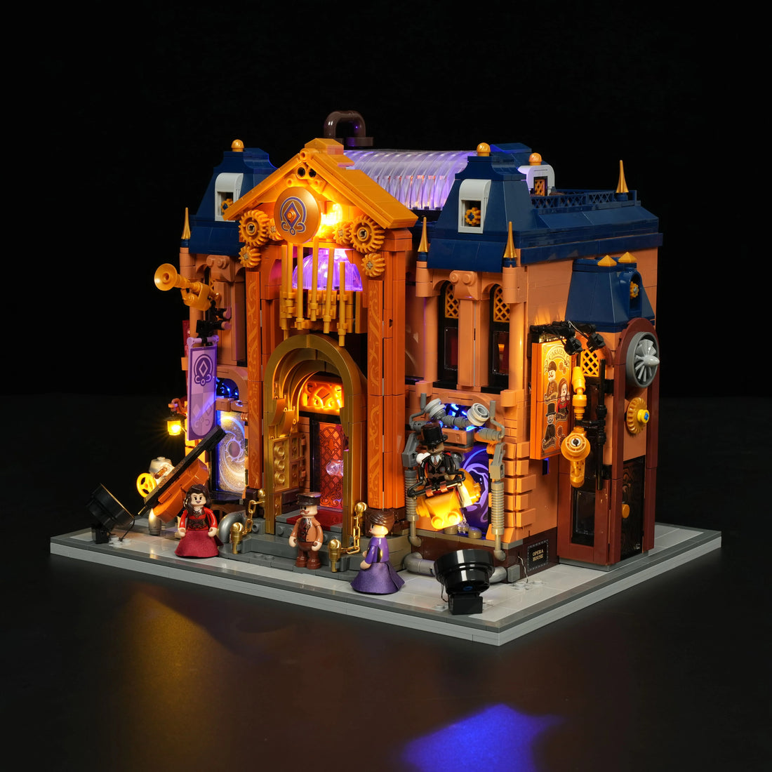 Steampunk Time Opera House 2810PCS