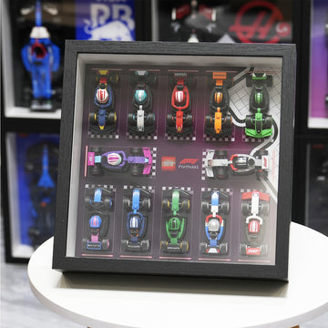 Display Case for Minifigure Formula 1 Collectible Race Cars 71049