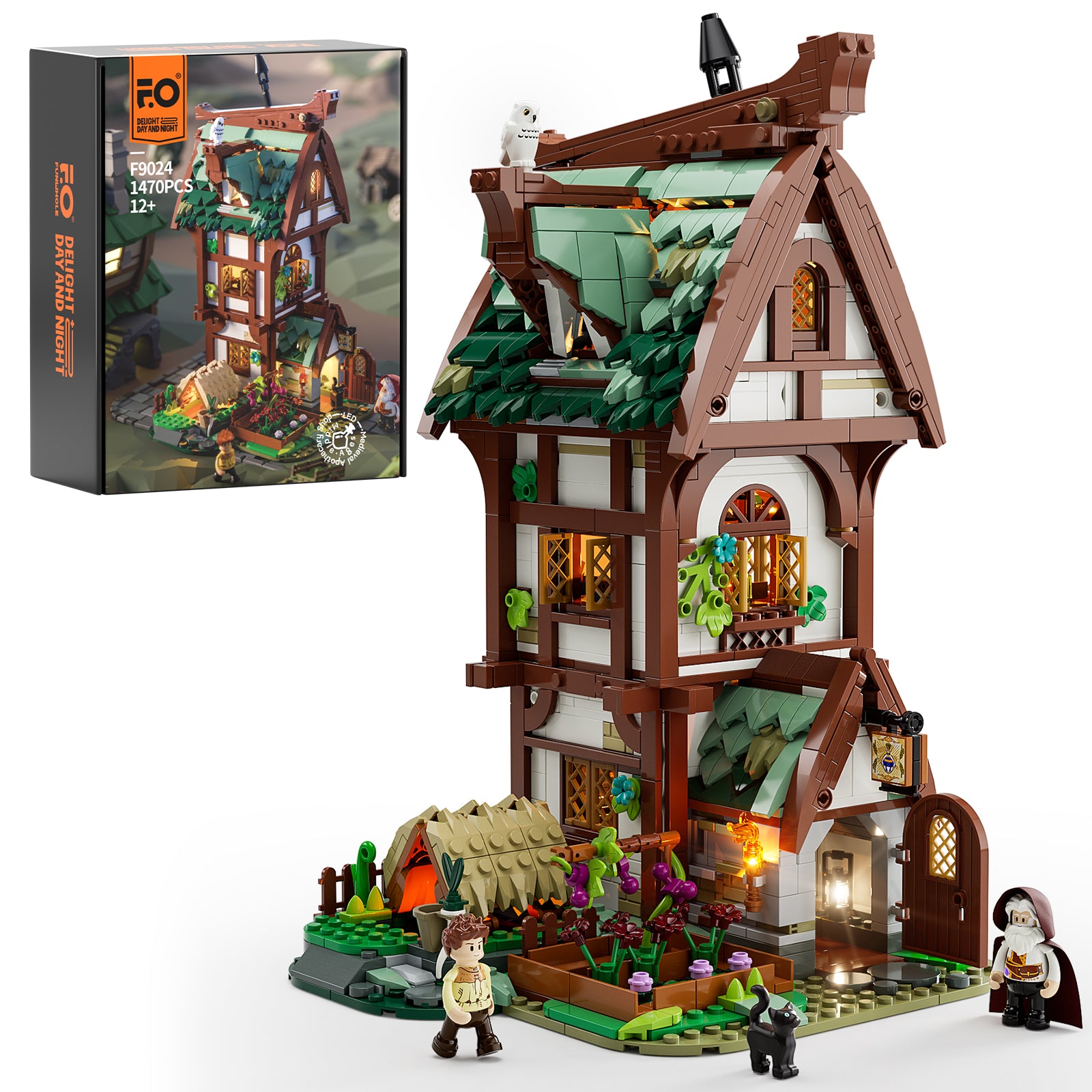 Medieval Apothecary Shop 1470pcs - Happy Brick Land