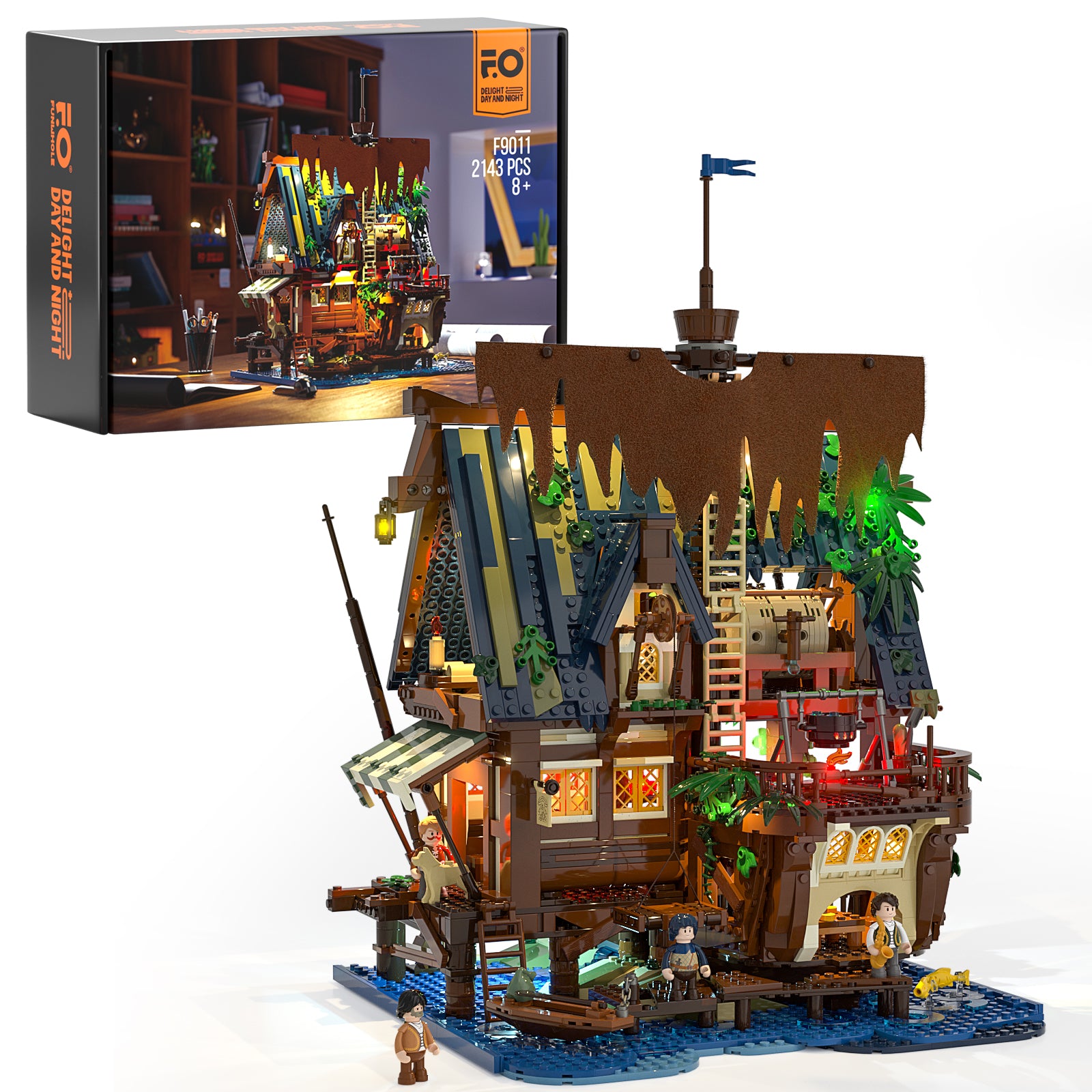 Medieval Pier Inn 2143pcs - Happy Brick Land