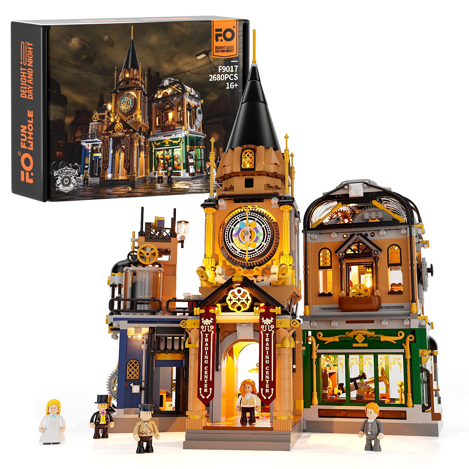 Steampunk Trading Center 2680pcs - Happy Brick Land