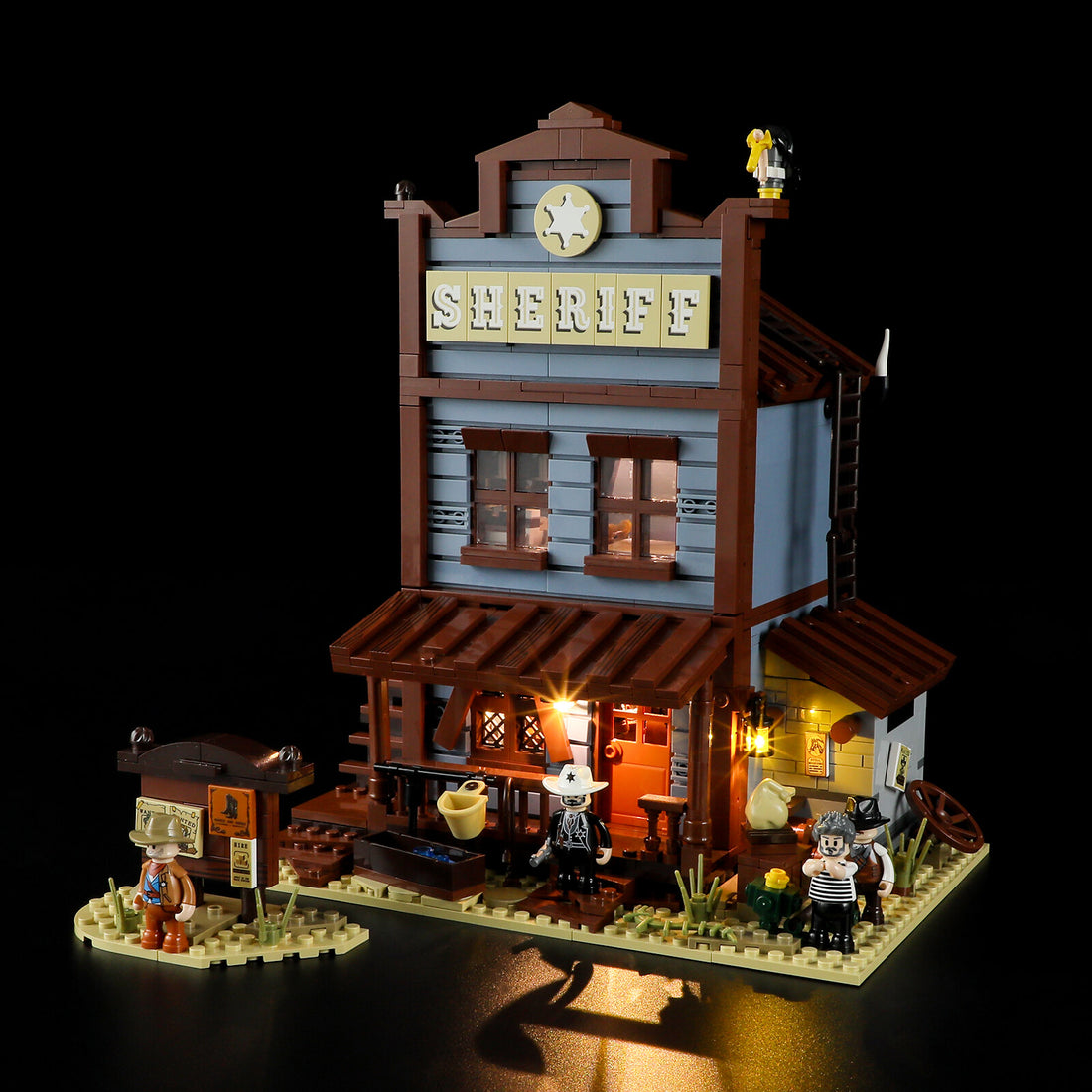 Sheriff's Office 1240pcs - Happy Brick Land