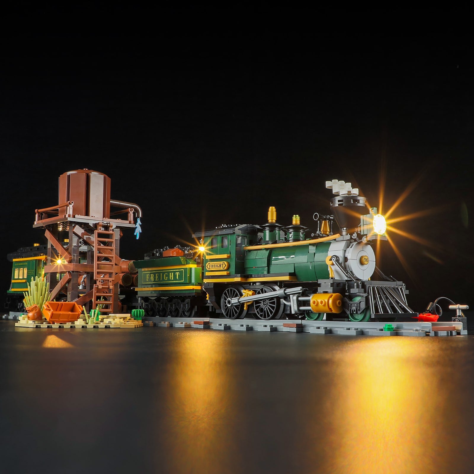 Western Freight Train 1524pcs - Happy Brick Land