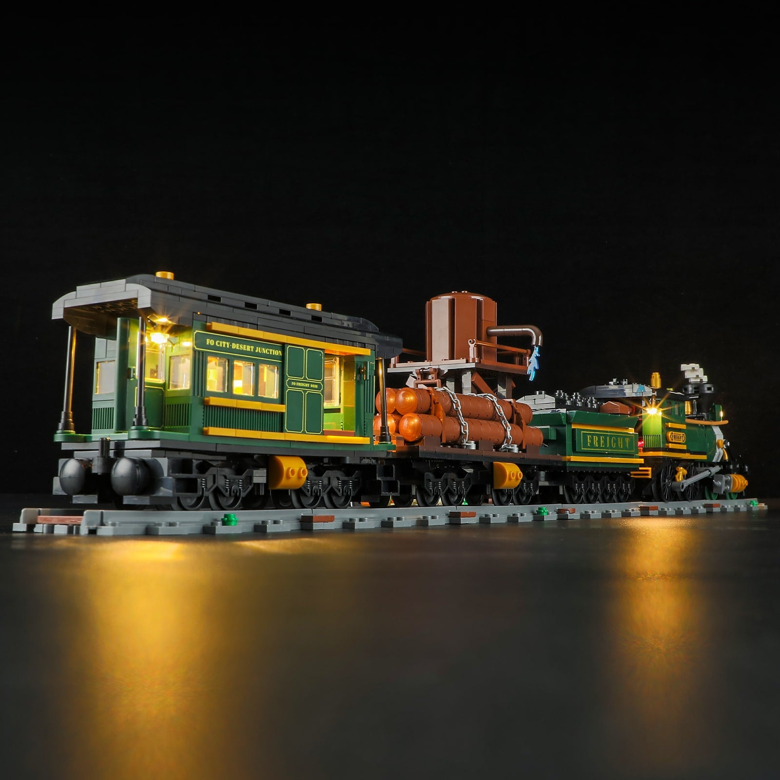 Western Freight Train 1524pcs - Happy Brick Land