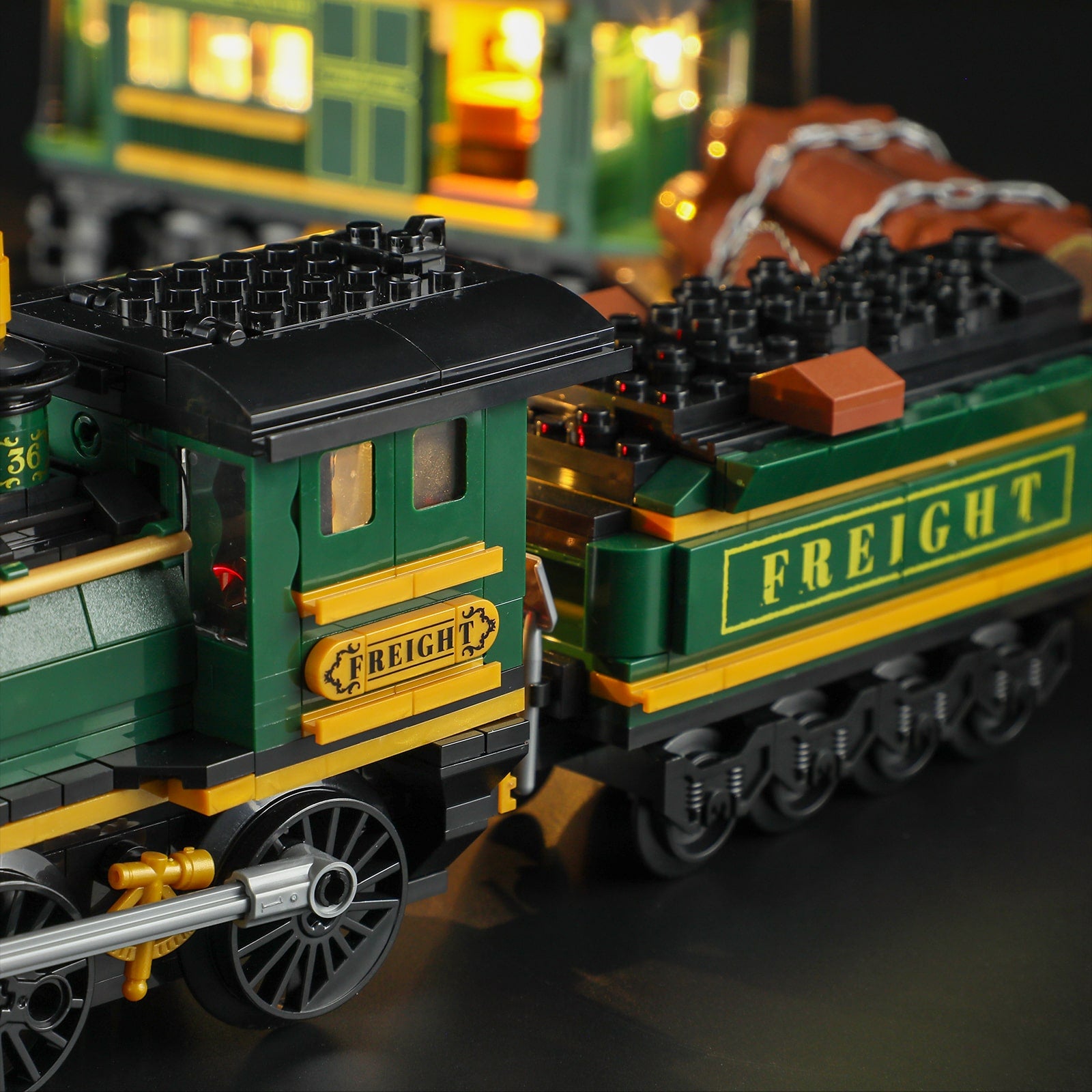 Western Freight Train 1524pcs - Happy Brick Land