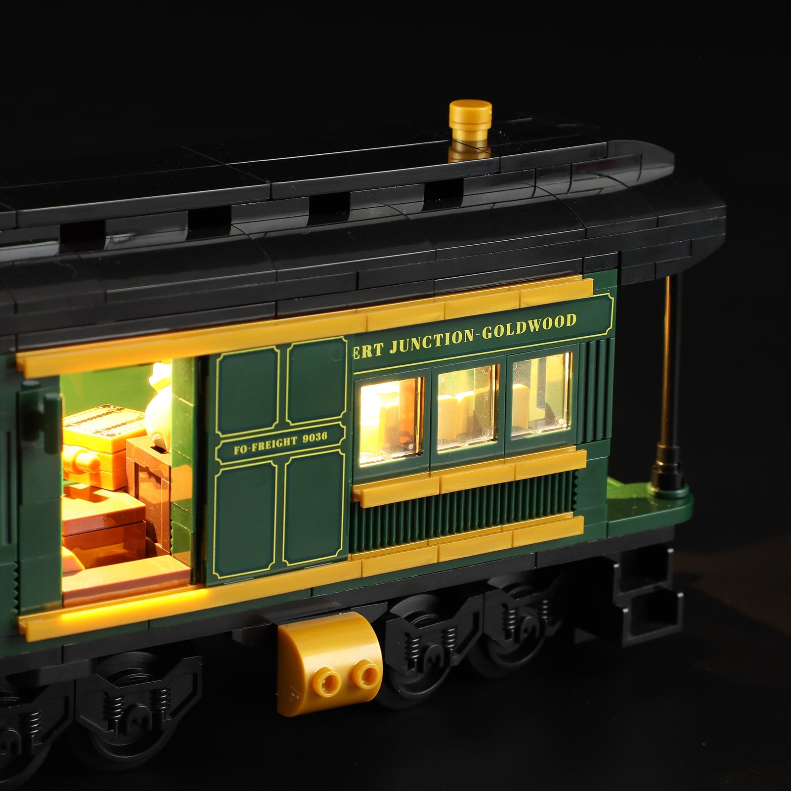 Western Freight Train 1524pcs - Happy Brick Land