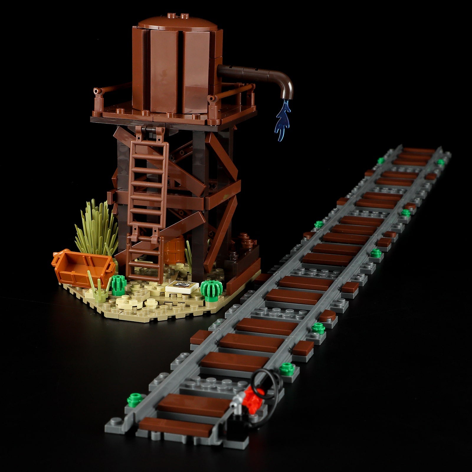 Western Freight Train 1524pcs - Happy Brick Land