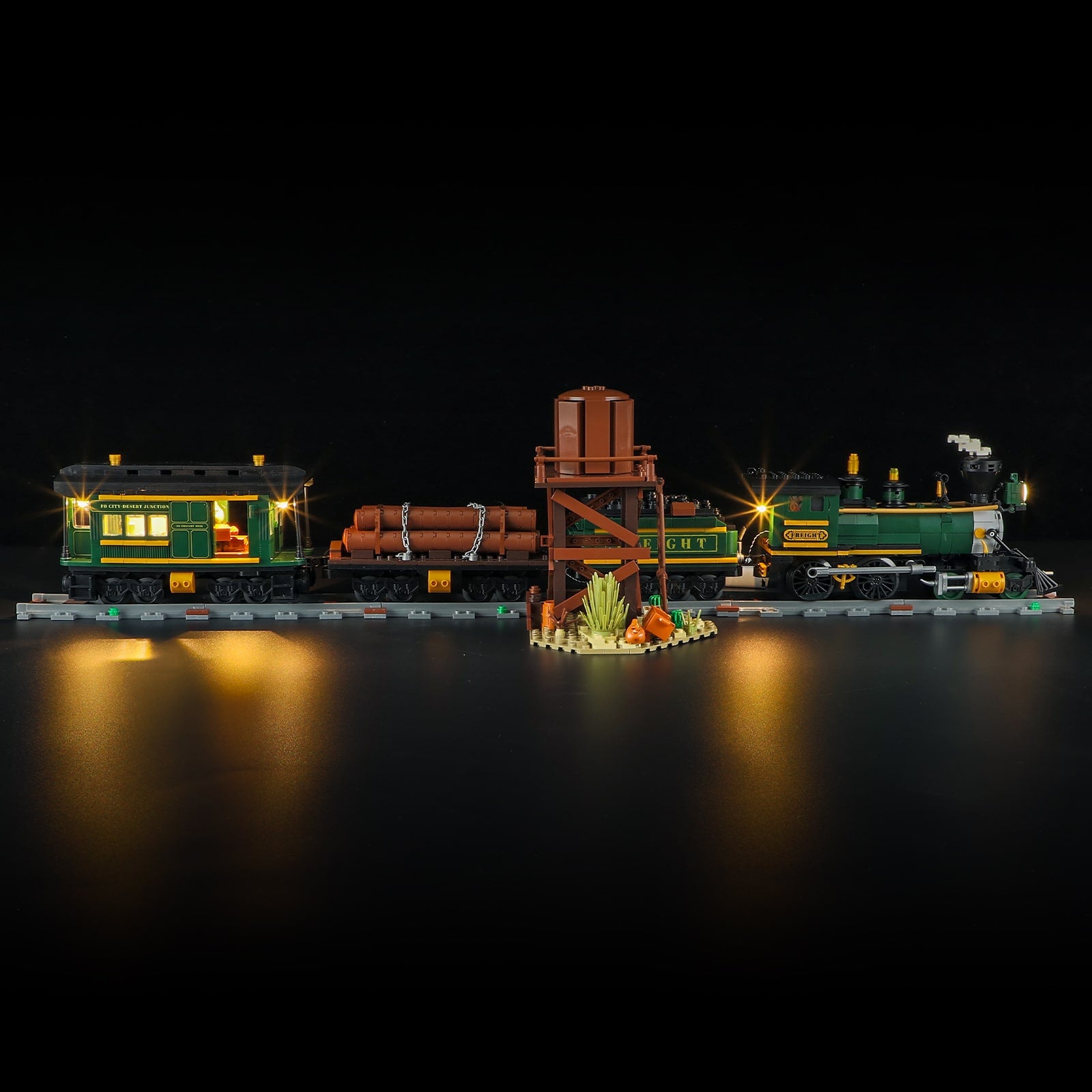 Western Freight Train 1524pcs - Happy Brick Land