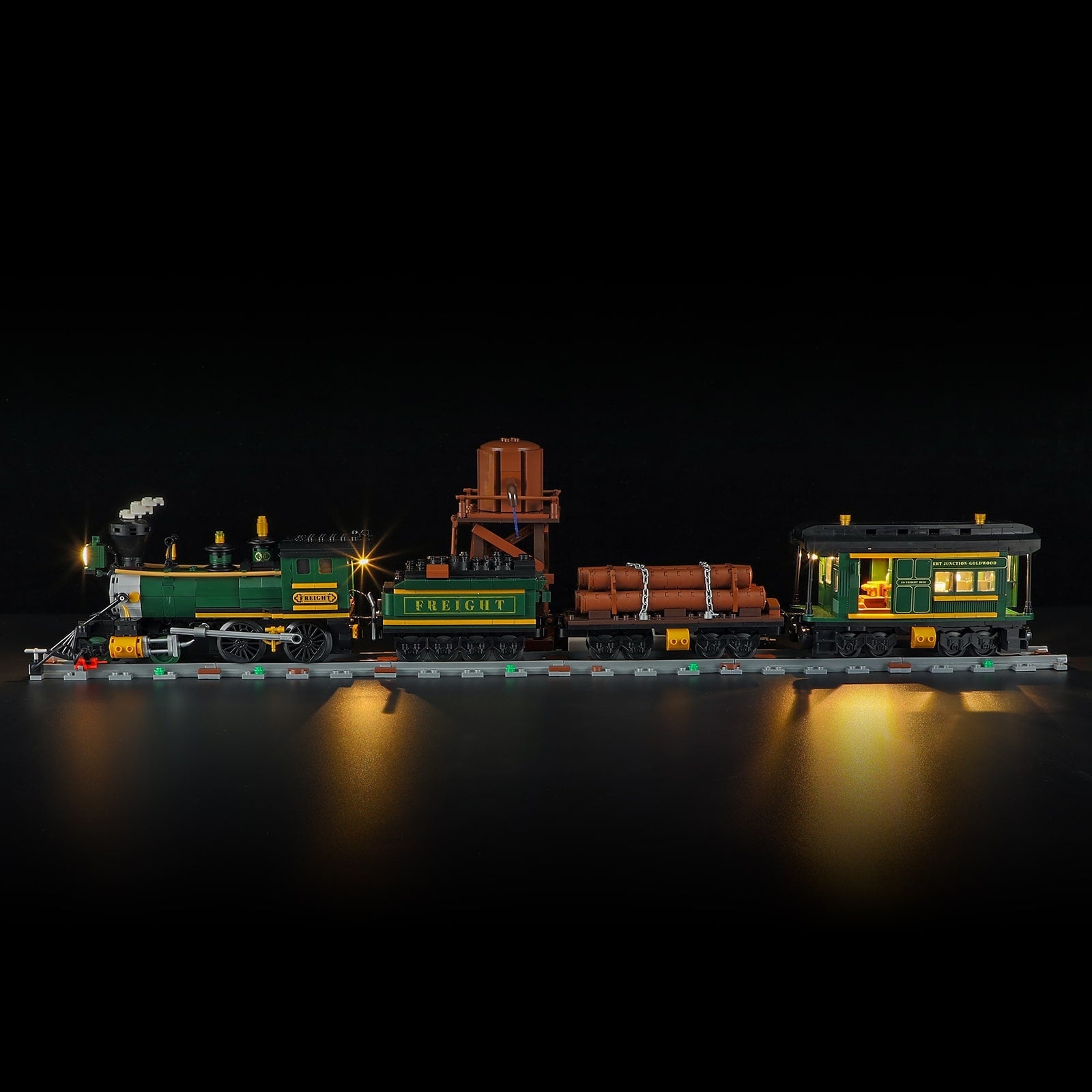 Western Freight Train 1524pcs - Happy Brick Land