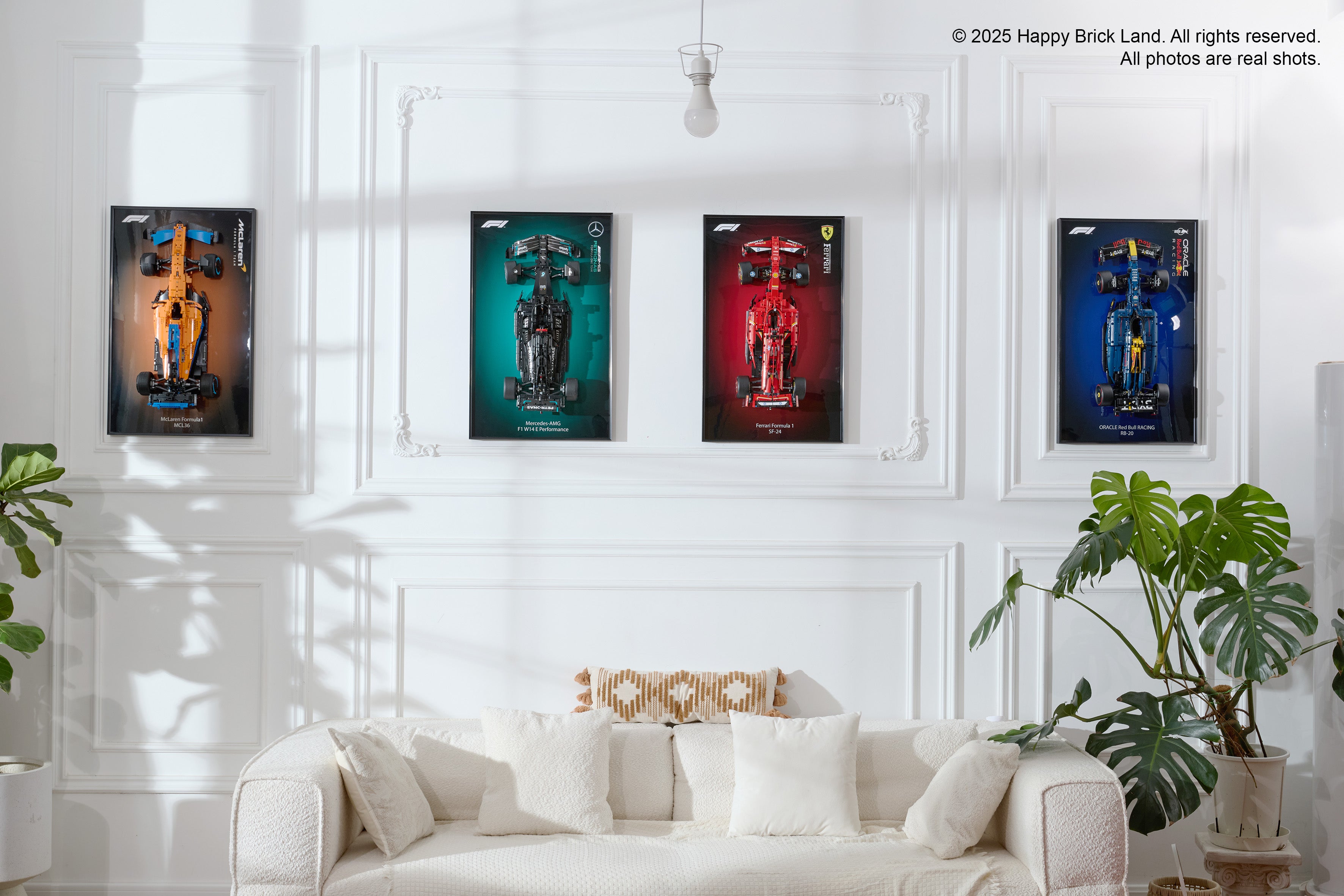 Wall Mount Display Frame for Technical Hypercar Model 42156