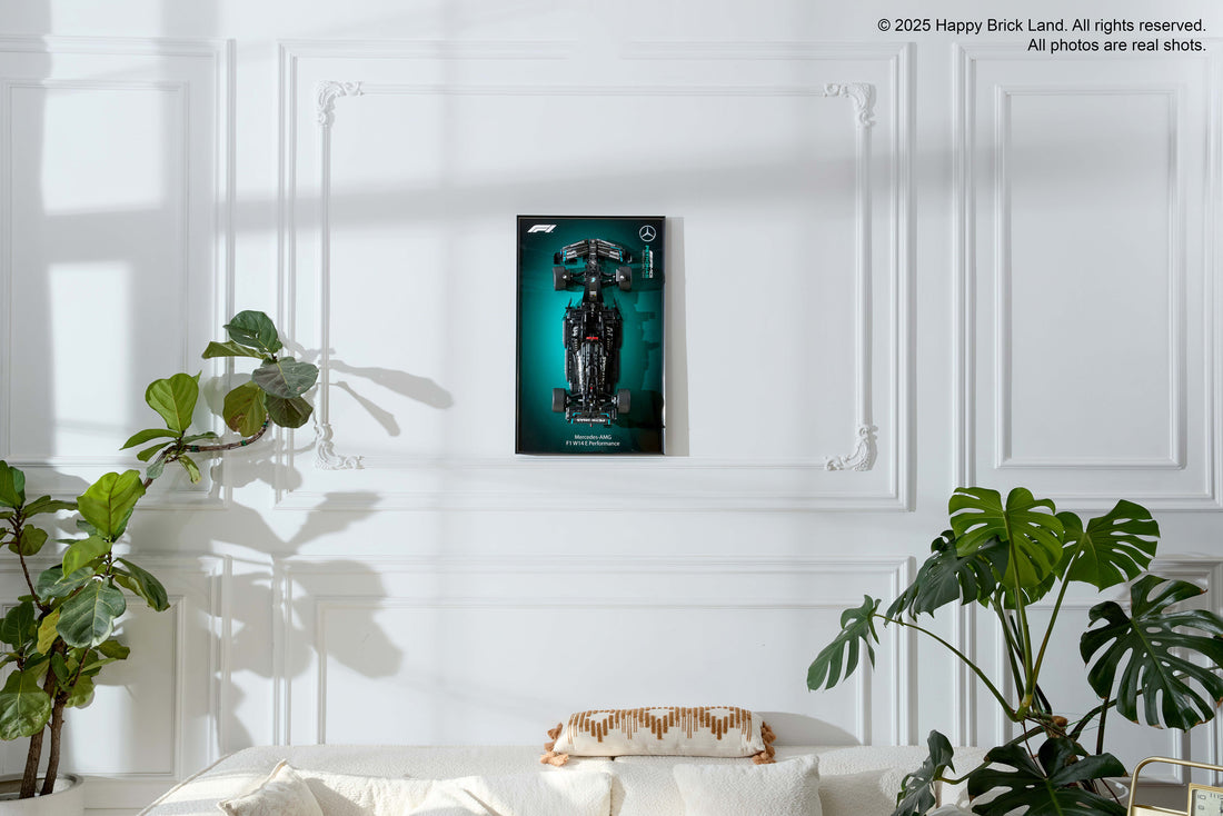 Wall Mount Display Frame for Formula 1 Racing Car Model AMG 42171