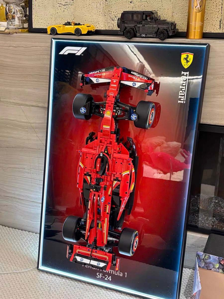 Formula Frame Wall Mount Display Frame for Formula 1 Racing Car Model SF-24 42207 ...