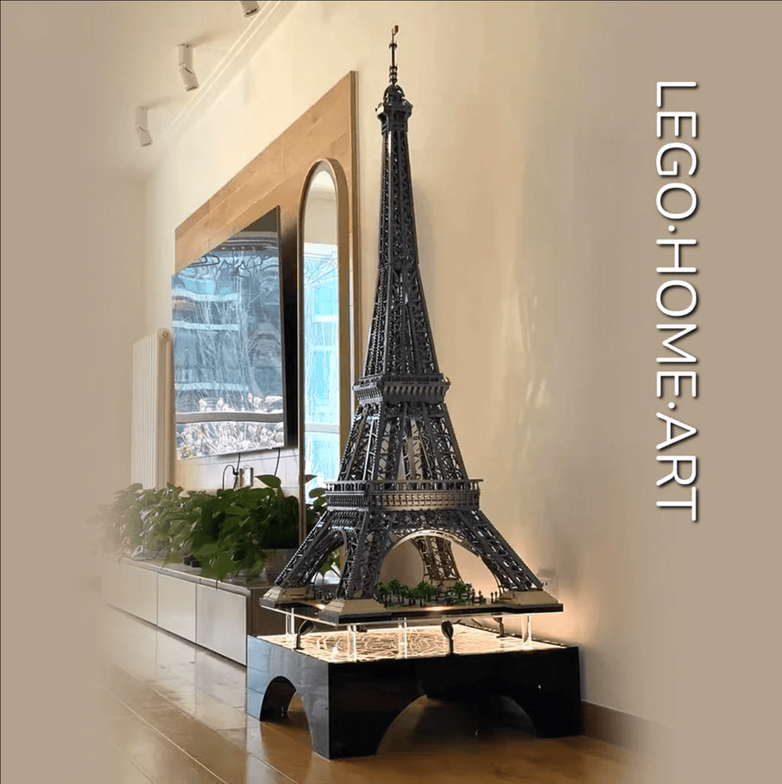 LED Display Base for Eiffel Tower 10307(3D Version)