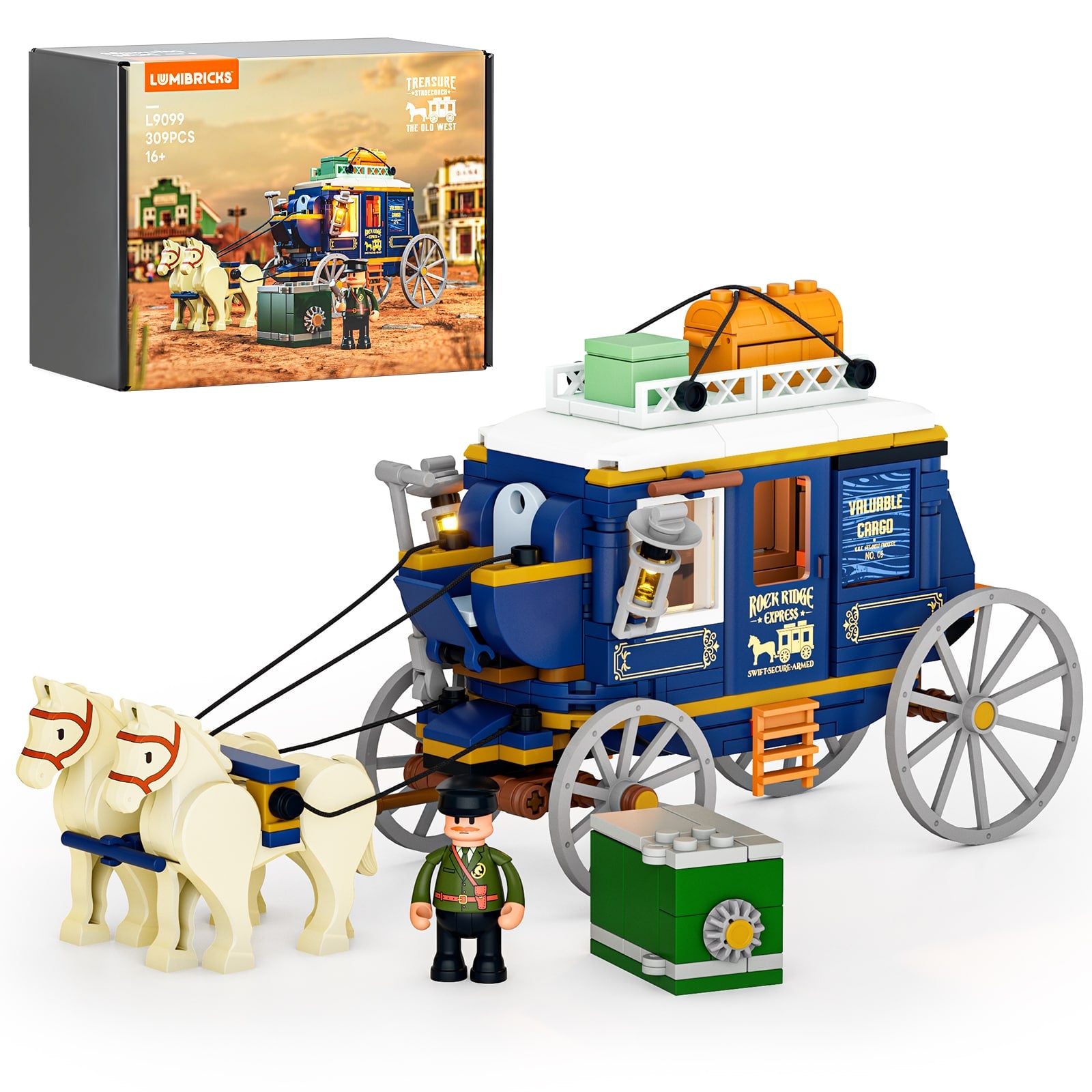 Treasure Stagecoach 307PCS