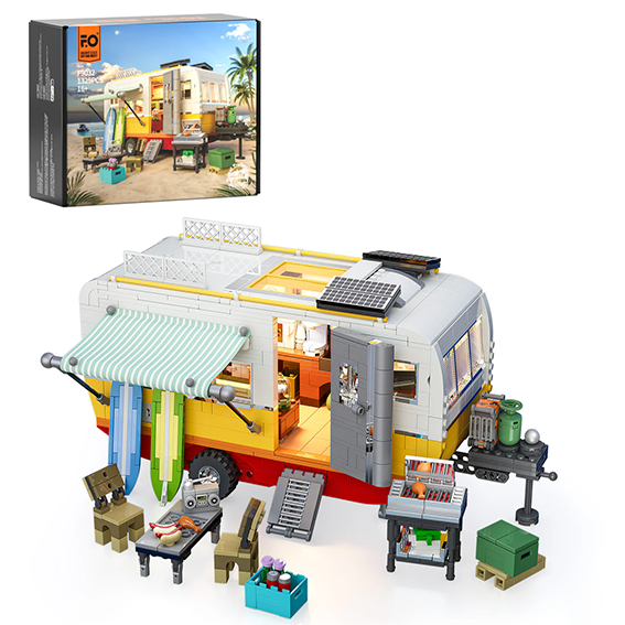 Travel Trailer 1325PCS - Happy Brick Land