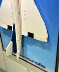 Wall mount display for iconic space and aviation model builds