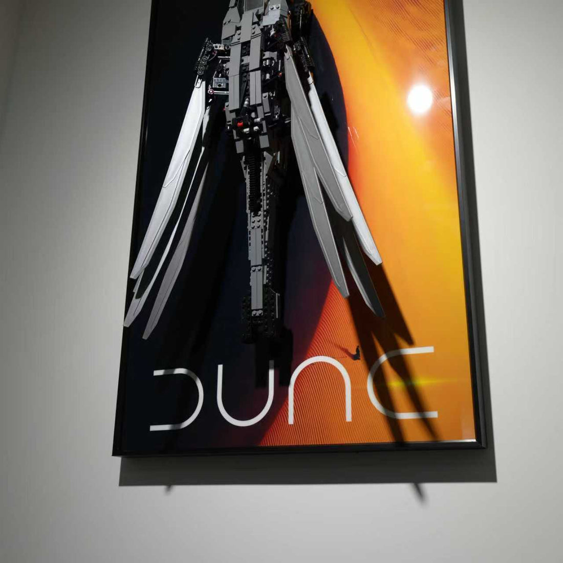 Wall Mount Display Frame for 10327 Dune Atreides Royal Ornithopter