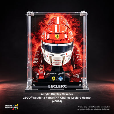Acrylic Display Case for Editions F1 Ferrari Team Helmets 43014&43022