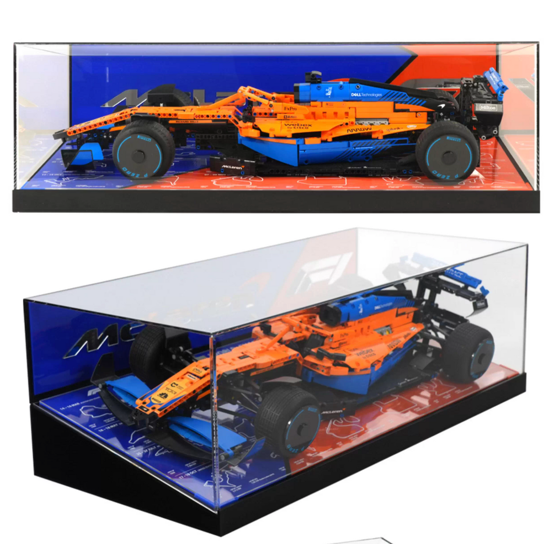 Premium Acrylic Display Case for F1 McLaren Racing Car #42141