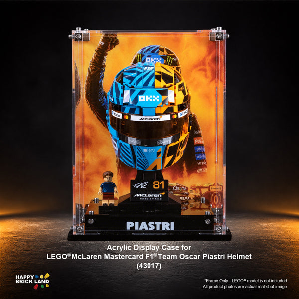 Acrylic Display Case for Editions McLaren Mastercard F1® Team Helmet(43023&43017)