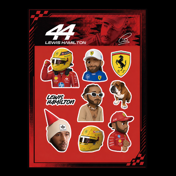 Ferrari Team Lewis Hamilton Sticker