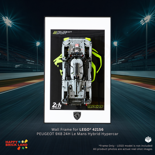 Wall Mount Display Frame for Technical Hypercar Model 42156