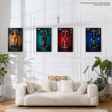 Wall Mount Display Frame for Formula 1 Racing Car Model SF-24 42207 ...