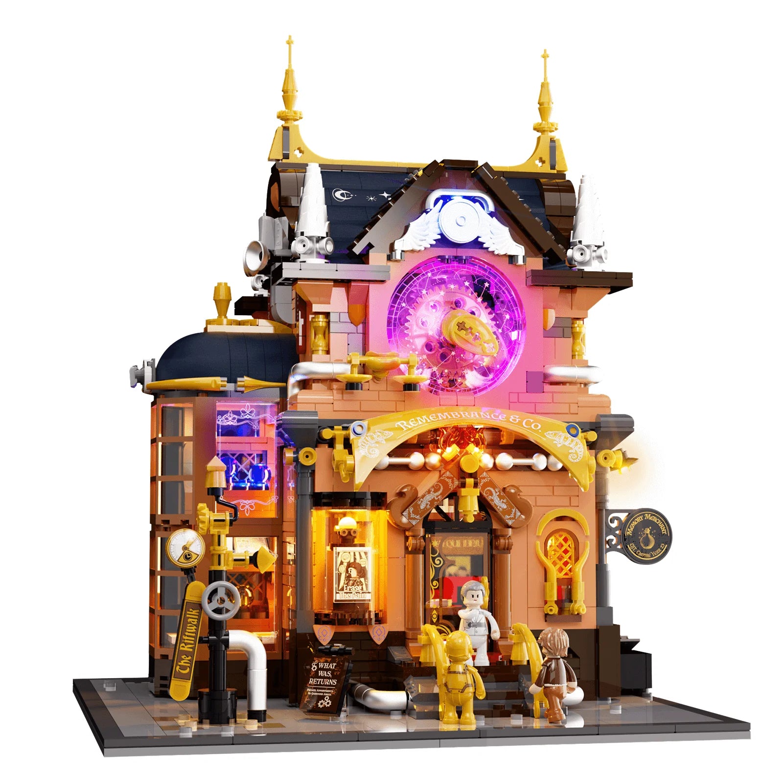 Steampunk Memory Magic Shop – Lumibricks Illuminated Building Set ...