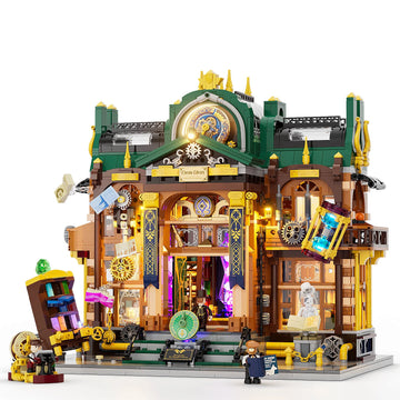 Steampunk Time Rift Library 3187PCS