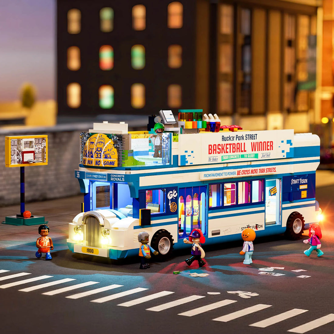 Streetball Tour Bus 1170PCS