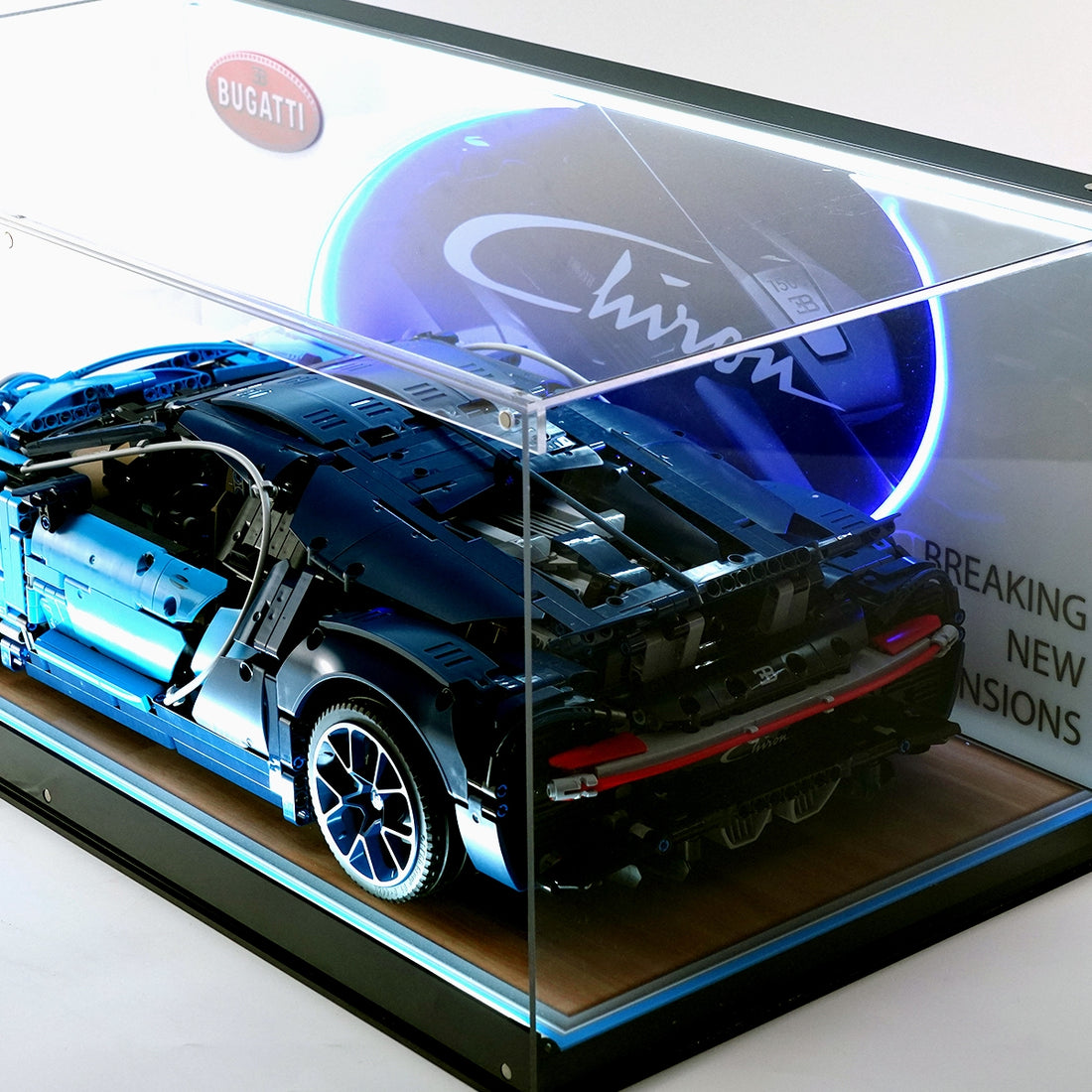 LED Display Case for Supercar Bugatti Chiron #42083