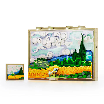 Wheat Field with Cypresses 2632PCS